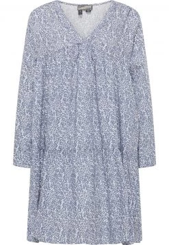 DreiMaster Mujer Vestido Informal - Graublau Wollweiss -Tienda DreiMaster barata 9a902c34954a4fdfb9511426406f5e3f