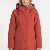 DREIMASTER STORMCLOUD - Abrigo De Invierno - Ziegelrot, Mujer