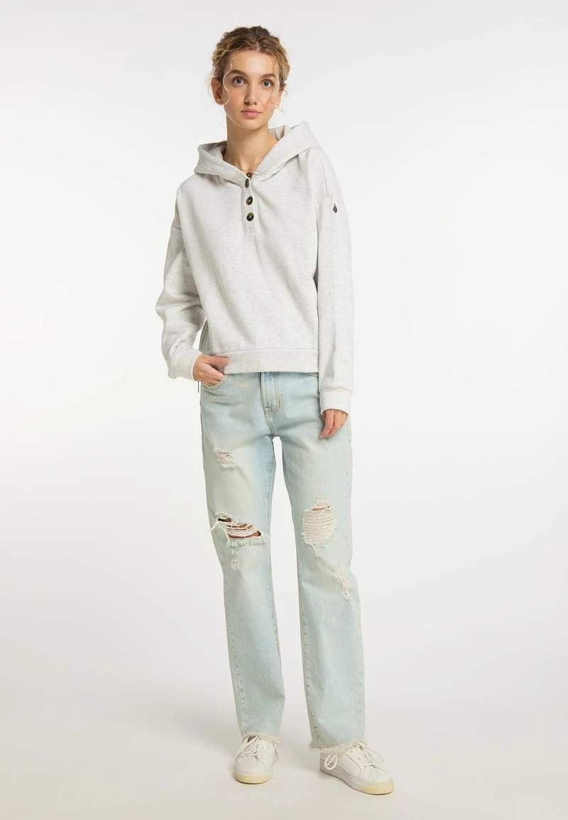 Mujer DREIMASTER TAKELAGE - Jersey Con Capucha - Wollweiss Melange 2 Mujer DREIMASTER TAKELAGE - Jersey Con Capucha - Wollweiss Melange - Imagen 2