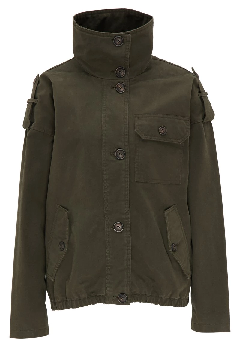 DreiMaster Mujer Chaqueta De Entretiempo - Dark Olive 5 DreiMaster Mujer Chaqueta De Entretiempo - Dark Olive - Imagen 5