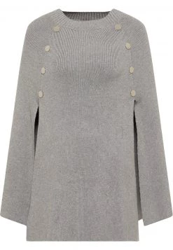 Mujer DREIMASTER BARADELLO - Poncho - Grau Melange -Tienda DreiMaster barata 9d54431a3a6f4185a183bcfc35964fe9