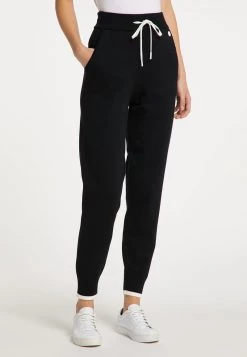 Mujer DREIMASTER BRIDGEPORT - Pantalones Deportivos - Schwarz