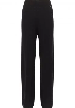 Mujer DREIMASTER BARADELLO - Pantalones - Schwarz -Tienda DreiMaster barata a15f23967be04d7b95bc68479f1a36ad
