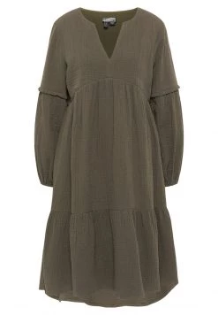 Mujer DREIMASTER INCUS - Vestido Informal - Oliv -Tienda DreiMaster barata a1812125c91c44ae836be22e55af879f