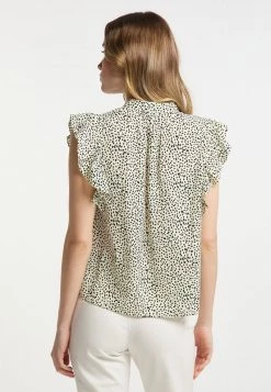 Mujer DREIMASTER BOLINE - Blusa - Wollweiss Gepunktet -Tienda DreiMaster barata a1ac8b89576a4e129254b75654d30a0d