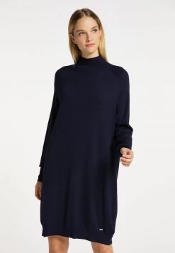 Mujer DREIMASTER BARADELLO - Vestido De Punto - Marine -Tienda DreiMaster barata a23b6c4cc51b4011afd041c86283f5b1