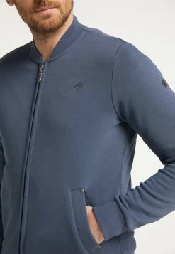 Hombre DREIMASTER TAKELAGE - Sudadera Con Cremallera - Rauchmarine -Tienda DreiMaster barata a3dd05f0f8224782961bb556efe53fc5