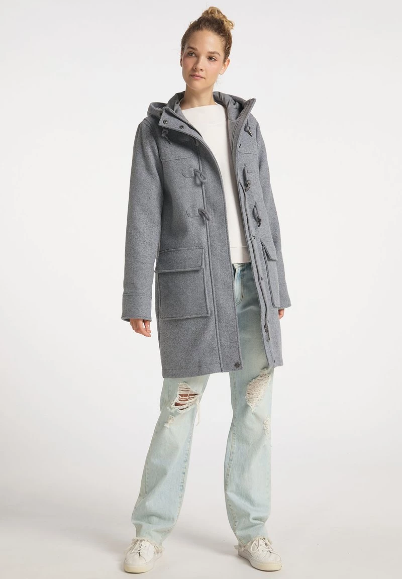 Mujer DREIMASTER KEYTI - Abrigo Corto - Hellgrau Melange 2 Mujer DREIMASTER KEYTI - Abrigo Corto - Hellgrau Melange - Imagen 2