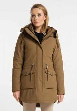 DreiMaster Mujer Parka - Dunkelbeige