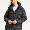 DreiMaster Mujer Chaqueta De Invierno - Schwarz Weiss