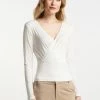 Mujer DREIMASTER MALEGNANO - Blusa - Wollweiss