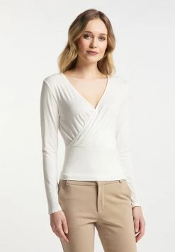 Mujer DREIMASTER MALEGNANO - Blusa - Wollweiss