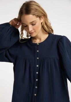 DREIMASTER INCUS - Blusa - Marine, Mujer -Tienda DreiMaster barata a50cdd561b50444f8ab4377c3140042a