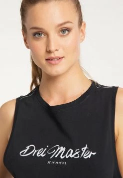 Mujer DREIMASTER TOP - Top - Schwarz -Tienda DreiMaster barata a52bc5436c074aac920b3f24f1cb1c5f