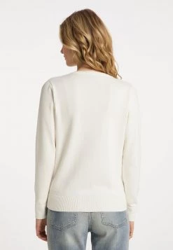 Mujer DREIMASTER FUMO - Chaqueta De Punto - Wollweiss -Tienda DreiMaster barata a548c9e1eb644ebf9544d1ba85d359f7