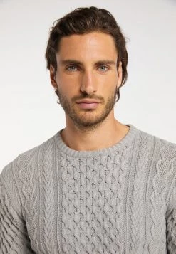 Hombre DREIMASTER ABREL - Jersey De Punto - Hellgrau -Tienda DreiMaster barata a5c3cd1d2d7a4695a14945d546125138