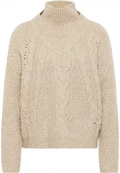 Mujer DREIMASTER INCUS - Jersey De Punto - Beige Melange -Tienda DreiMaster barata a648a10125fe410fbaa1994ba7c0946c