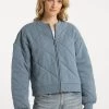 Mujer DREIMASTER TAKELAGE - Chaqueta De Entretiempo - Grau Blau