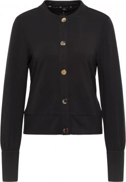 Mujer DREIMASTER KOOSH - Chaqueta De Punto - Schwarz -Tienda DreiMaster barata aa63bd87645146e4ba7e3d62003569c3