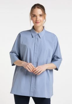 DreiMaster OVERSIZED - Camisa - Graublau, Mujer