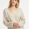 Mujer DREIMASTER INCUS - Jersey De Punto - Beige Melange