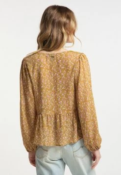 Mujer DREIMASTER SASHIMA - Blusa - Senf Geblümt -Tienda DreiMaster barata abd3f8c956fe49929f7d3a6e05987d8f