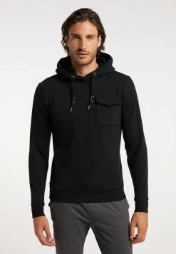 Hombre DREIMASTER TAKELAGE - Jersey Con Capucha - Schwarz