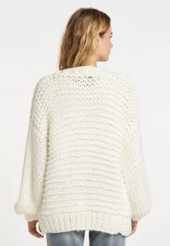 Mujer DREIMASTER INCUS - Chaqueta De Punto - Wollweiss -Tienda DreiMaster barata ada07a2d07104fb2b4f823e0171c50db