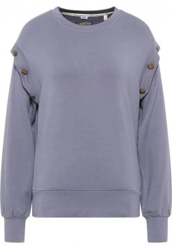 Mujer DREIMASTER TEYLON - Sudadera - Graublau -Tienda DreiMaster barata addbc3cb2d2847dca2b4b056d6a4ee54