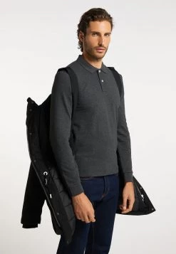 Hombre DREIMASTER STORMCLOUD - Parka - Schwarz -Tienda DreiMaster barata adeed0f4d36042a49e53d31b952a9565