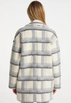 Mujer DREIMASTER KEYTI - Abrigo Clásico - Karo Grau -Tienda DreiMaster barata aea75e58e07e4b14b480bef7e4b8eaf2