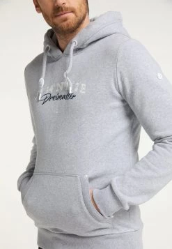 Hombre DREIMASTER PALPITO - Jersey Con Capucha - Hellgrau Melange -Tienda DreiMaster barata afa5ff516e804ebbb781f7867c6a79f0