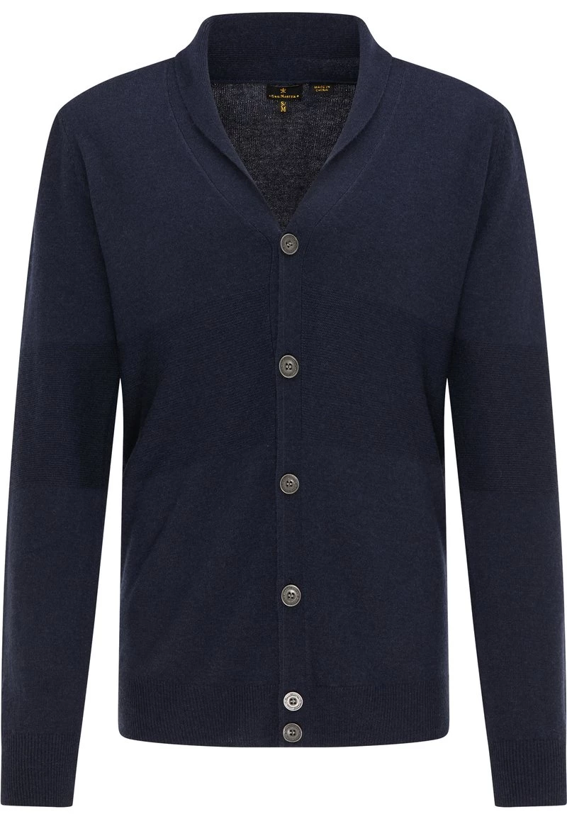 DreiMaster Hombre Chaqueta De Punto - Marine 5 DreiMaster Hombre Chaqueta De Punto - Marine - Imagen 5