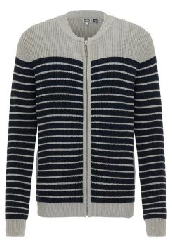 DreiMaster Hombre Chaqueta De Punto - Hellgrau Melange Marine -Tienda DreiMaster barata afb4c3ba3e55486281e0a47252e50cee