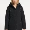 Mujer DREIMASTER STORMCLOUD - Abrigo De Invierno - Schwarz