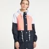 Mujer DREIMASTER BOUNDRY - Parka - Weiss Nachtblau