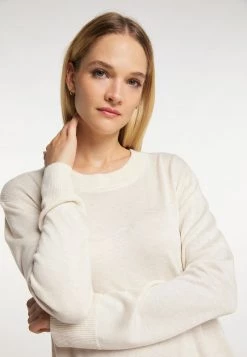 Mujer DREIMASTER BARADELLO - Jersey De Punto - Wollweiss -Tienda DreiMaster barata b185bb7fed424f648dccbde088054be6