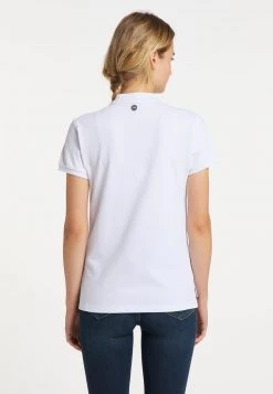 DREIMASTER BRIDGEPORT - Polo - Weiss, Mujer -Tienda DreiMaster barata b22b01ecc56b4ad69197bd01589c37b3