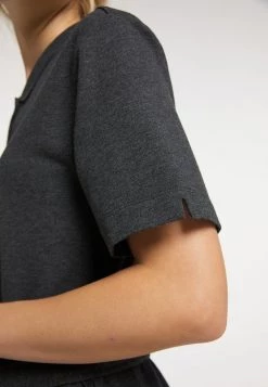 Mujer DREIMASTER BRIDGEPORT - Vestido Ligero - Dunkelgrau Melange -Tienda DreiMaster barata b298d0244d4542debe938ba6785603cf