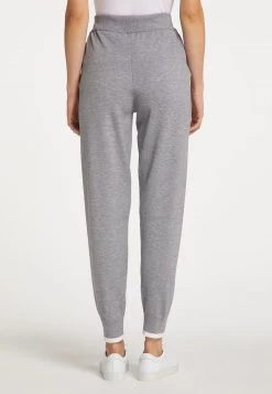 Mujer DREIMASTER BRIDGEPORT - Pantalones Deportivos - Grau Melange -Tienda DreiMaster barata b2b645bb91d649f09e9b0a38d4aa1964