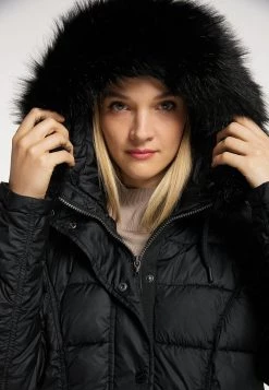 DREIMASTER BARADELLO - Abrigo De Invierno - Schwarz, Mujer -Tienda DreiMaster barata b4b5af5a0a21492a9960b24649a66117