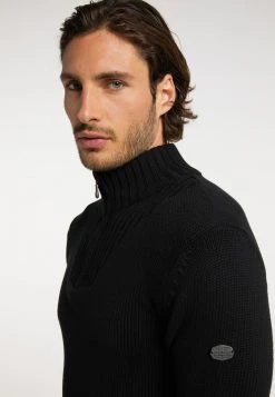 Hombre DREIMASTER ABREL - Jersey De Punto - Schwarz -Tienda DreiMaster barata b4dd0e9cb539483393c3d6baee750c13