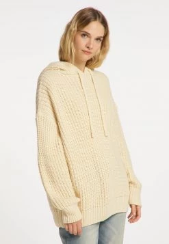 Mujer DREIMASTER KEYTI - Jersey De Punto - Wollweiss