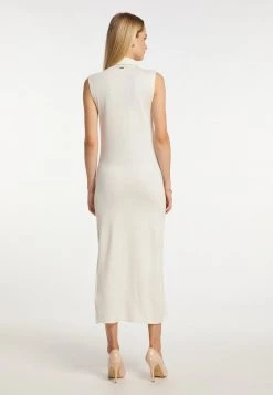 Mujer DREIMASTER BARADELLO - Vestido De Punto - Wollweiss -Tienda DreiMaster barata b5e1a775f1cc45258f1aeb602063c4ab