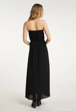 Mujer DREIMASTER EMBELL - Vestido Largo - Schwarz -Tienda DreiMaster barata b62eeafd38e241fabf48d05a70e3a95f