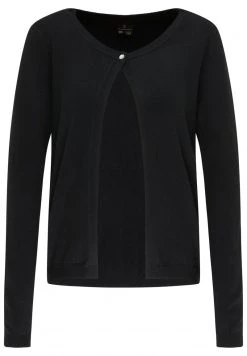 Mujer DREIMASTER BARADELLO - Chaqueta De Punto - Schwarz -Tienda DreiMaster barata b6537ae823d14c1998b262c2b9cb9014