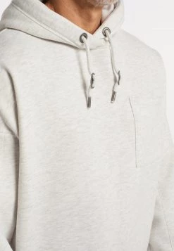 DREIMASTER TAKELAGE - Jersey Con Capucha - Weiss Melange, Hombre -Tienda DreiMaster barata b72cdc0c6ffd4ffca93d54e5149ac83d