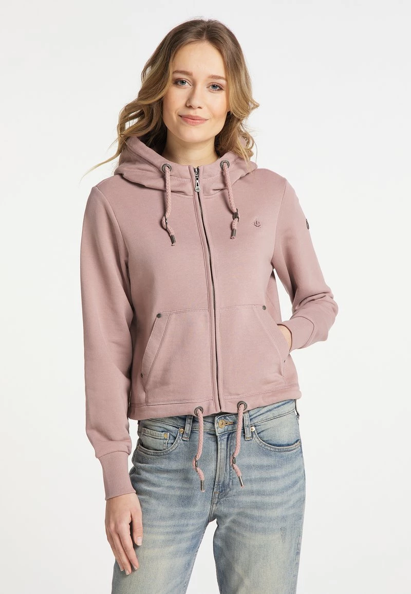 Mujer DREIMASTER TAKELAGE - Sudadera Con Cremallera - Altrosa 1 Mujer DREIMASTER TAKELAGE - Sudadera Con Cremallera - Altrosa