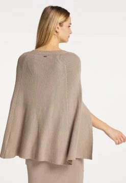 Mujer DREIMASTER BARADELLO - Poncho - Taupe -Tienda DreiMaster barata b7b817bdb7a2477aa860d5b3e29c2baf