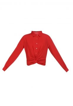 Mujer DREIMASTER BLUSE - Camisa - Rot -Tienda DreiMaster barata b7da7eebf0b44d0f872544dc1ece7da2